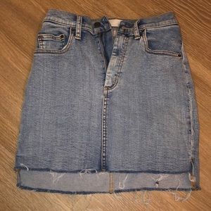 Denim skirt